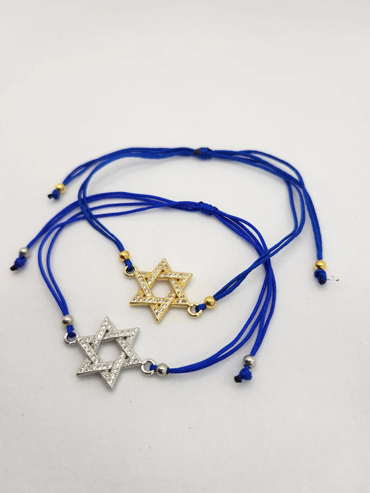 Magen David String Bracelet