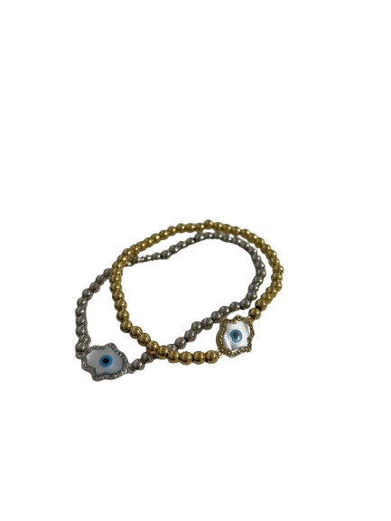 Hamsa Bead Bracelet