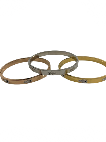 Hamsa Bangle Bracelet