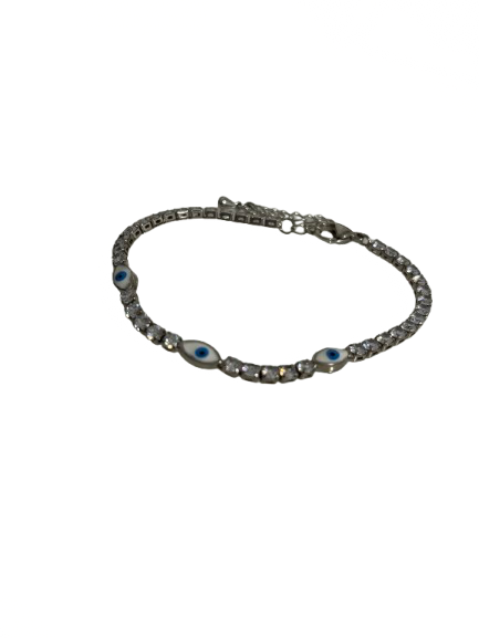 Evil Eye Gem Bracelet