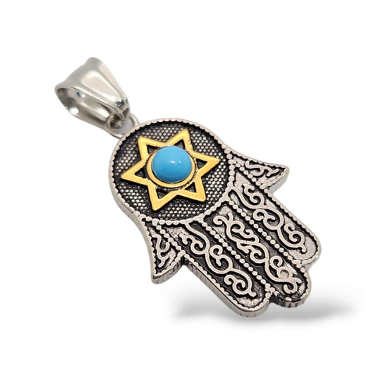 Hamsa Jewish Pendant
