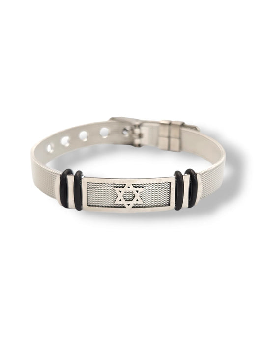 Magen David Stainless Steel Bracelet