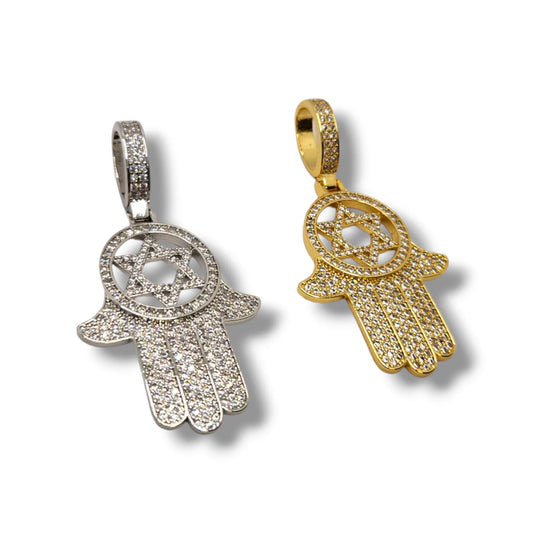 Magen David Hamsa Pendant